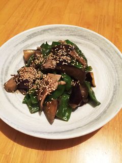 ご飯に合う!なす・舞茸のオイスター炒め煮-レシピのメイン写真