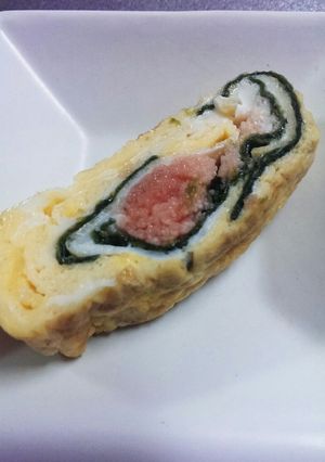 たらこのたまご焼き♪朝ごはんに-レシピのメイン写真