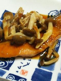 鮭の照り焼き☆きのこソース-レシピのメイン写真