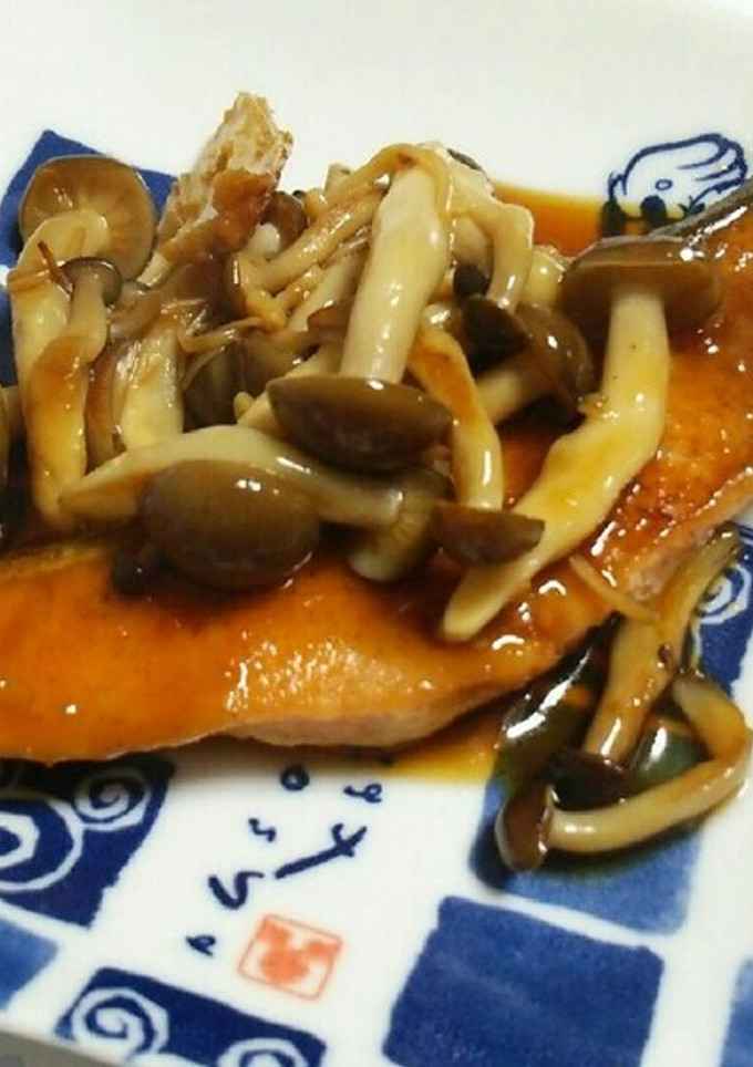 鮭の照り焼き☆きのこソース-レシピのメイン写真