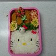 親子キティキャラ弁当