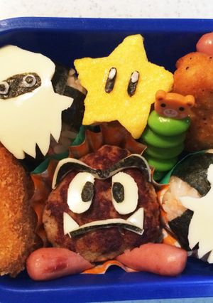 ☆キャラ弁☆スーパーマリオ ゲッソー他-レシピのメイン写真