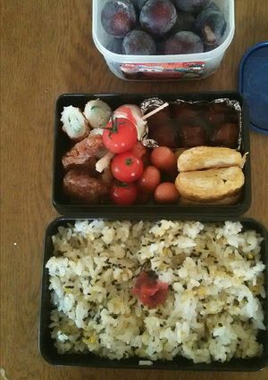 キャラ弁嫌いな息子用のお弁当-レシピのメイン写真
