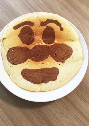 かわいい☆アンパンマンホットケーキ-レシピのメイン写真