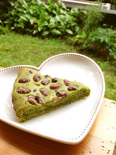 抹茶と甘納豆のヨーグルトケーキ-レシピのメイン写真