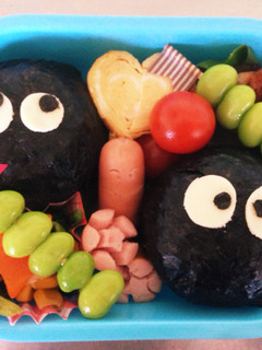 まっくろくろすけ キャラ弁 簡単-レシピのメイン写真