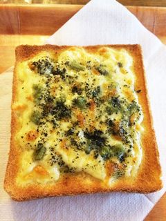 海苔とわさびマヨのチーズトースト-レシピのメイン写真