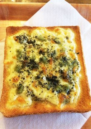 海苔とわさびマヨのチーズトースト-レシピのメイン写真