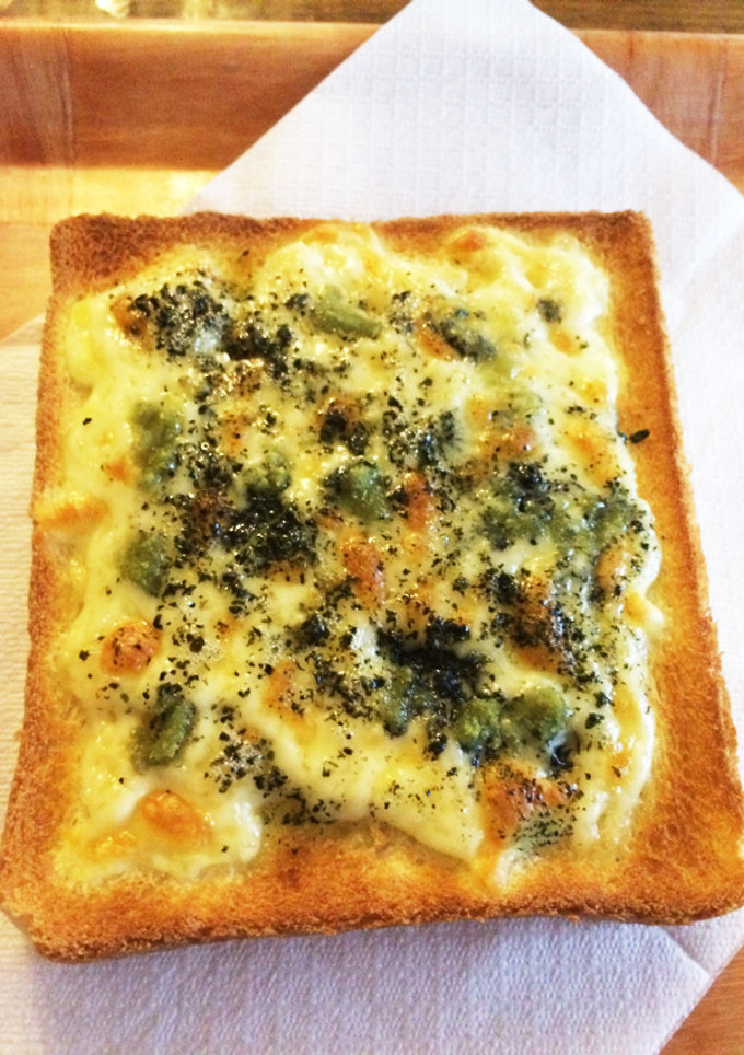 海苔とわさびマヨのチーズトースト-レシピのメイン写真