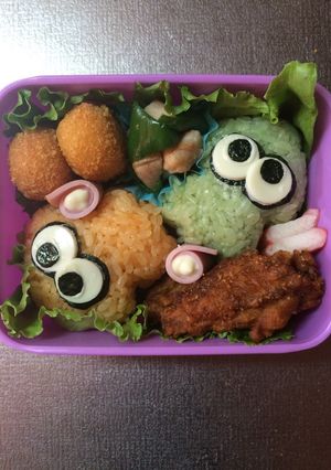 キャラ弁スプラトゥーン-レシピのメイン写真