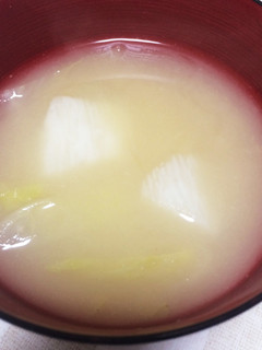 長芋と白菜の味噌汁-レシピのメイン写真