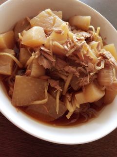 大根と糸こんとツナの生姜煮◎簡単-レシピのメイン写真