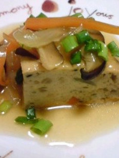 がんもで一品☆残り野菜のあんかけ-レシピのメイン写真