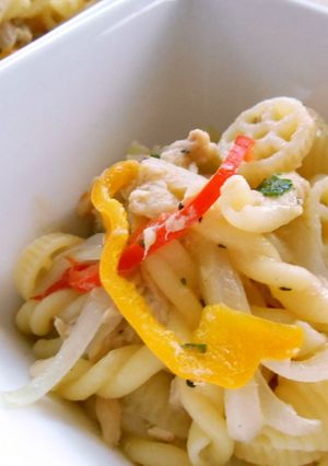 ワンポットパスタ☆ホットパスタサラダ-レシピのメイン写真
