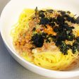 柚子胡椒と卵のノンオイル手抜き納豆パスタ