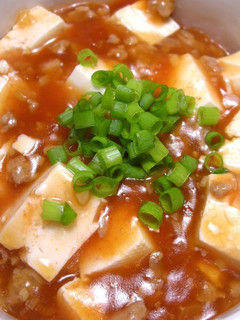 ランチに簡単！ 麻婆チリ豆腐丼！-レシピのメイン写真