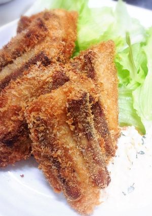アジとごぼうのぴったんこフライ-レシピのメイン写真