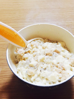離乳食 全期 簡単 あんかけ豆腐丼-レシピのメイン写真