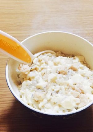 離乳食 全期 簡単 あんかけ豆腐丼-レシピのメイン写真