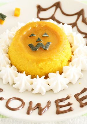 ★ハロウィン　濃厚かぼちゃプリン★-レシピのメイン写真