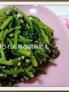 ほうれん草の胡麻和え-レシピのメイン写真