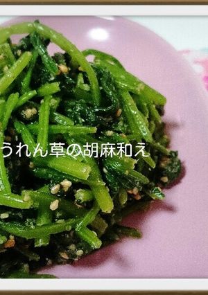 ほうれん草の胡麻和え-レシピのメイン写真