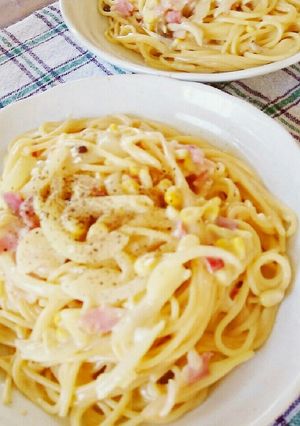 シチューのルゥでクリームパスタ-レシピのメイン写真