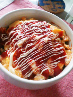 簡単ランチ★ずぼらな豚平焼き 丼ver-レシピのメイン写真