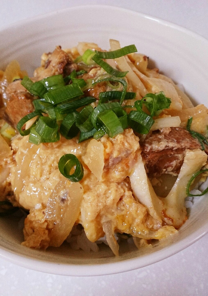 さば缶で！ふんわりたまご丼-レシピのメイン写真