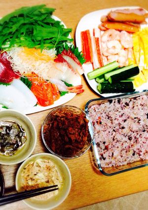 具沢山☆手巻き寿司パーティー-レシピのメイン写真