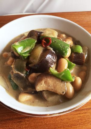 ナスの簡単グリーンカレー-レシピのメイン写真