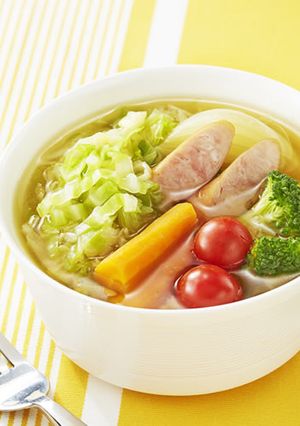 千切りキャベツのスープ野菜-レシピのメイン写真