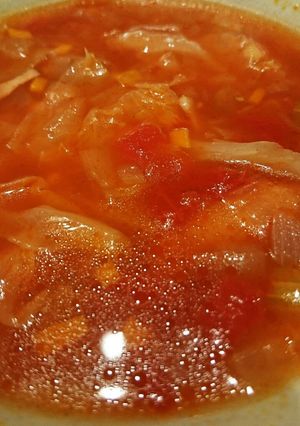 野菜たっぷりトマトスープ-レシピのメイン写真
