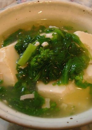 豆腐の菜の花あんかけ-レシピのメイン写真