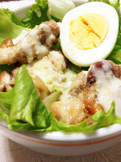 チキンシーザーサラダ丼-レシピのメイン写真