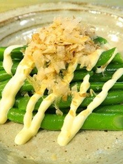 いんげんのおかかマヨ-レシピのメイン写真