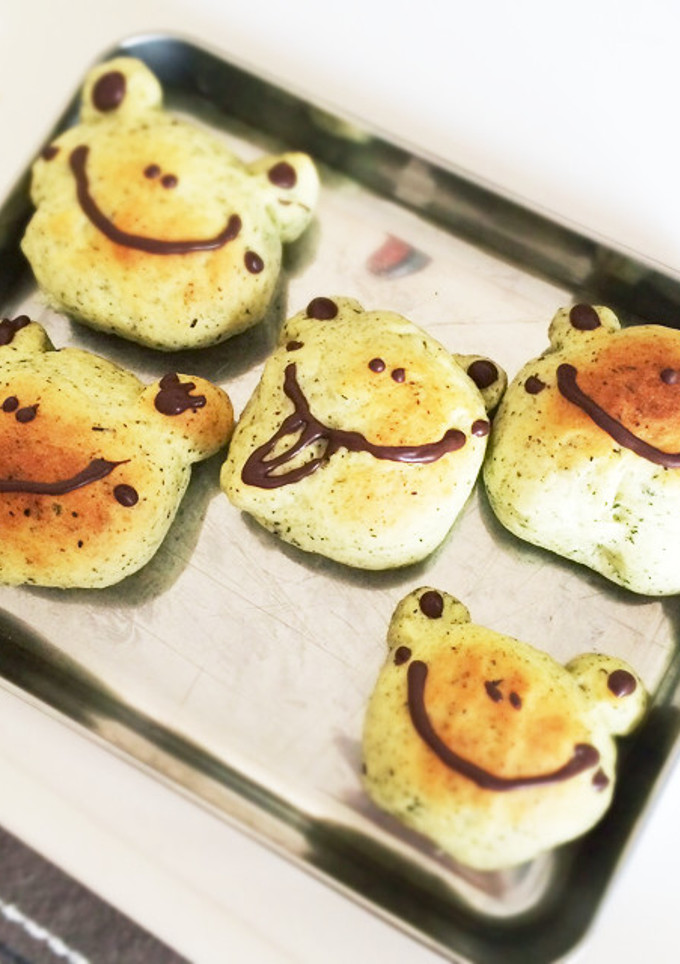 茶葉を使って作る☆かえるぱん☆-レシピのメイン写真