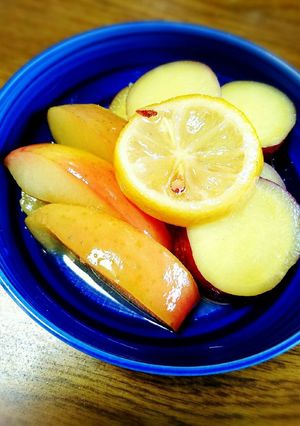 簡単、さつま芋と林檎のレモン煮❤-レシピのメイン写真