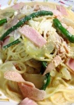 全卵&牛乳カルボナーラ-レシピのメイン写真
