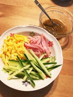 きゅうり、ハム、卵の中華風サラダ-レシピのメイン写真