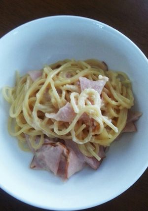 お鍋１つでなんちゃってカルボナーラ-レシピのメイン写真