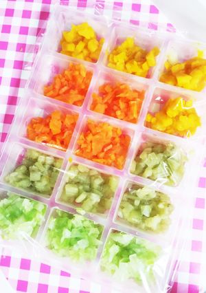 コーヒーフィルターで離乳食！野菜の下準備-レシピのメイン写真