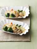 野菜のひき肉チーズグリル