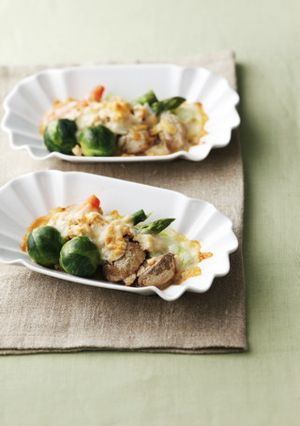 野菜のひき肉チーズグリル-レシピのメイン写真