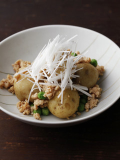 粒じゃがいもの肉みそあえ-レシピのメイン写真