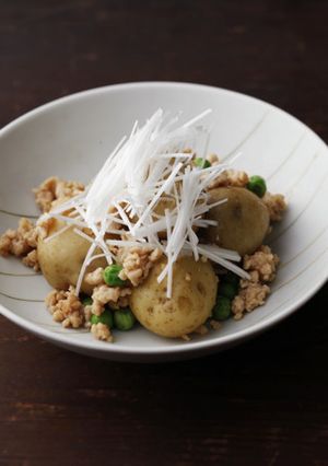 粒じゃがいもの肉みそあえ-レシピのメイン写真
