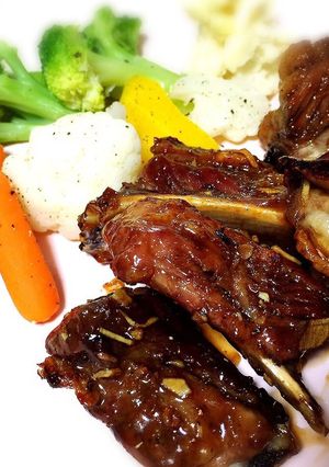焼いて絡めるだけ！『スペアリブ』超簡単-レシピのメイン写真