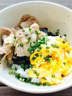 豚バラとふわふわ卵の丼☆-レシピのメイン写真