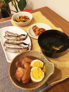 同時調理、鶏と卵の煮物編-レシピのメイン写真