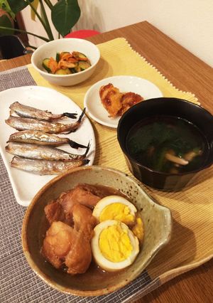 同時調理、鶏と卵の煮物編-レシピのメイン写真